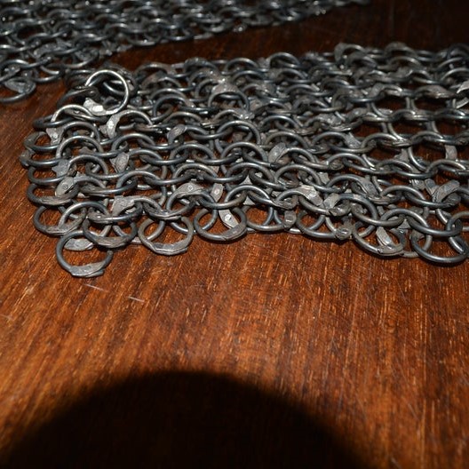 Chain Mail - Handmade forged peace 4 to 1